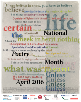 National Poetry Month Poster 2016