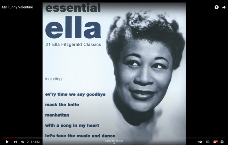 Ella Fitzgerald's My Funny Valentine