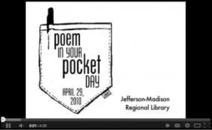 Poem in Your Pocket in Charlottesville