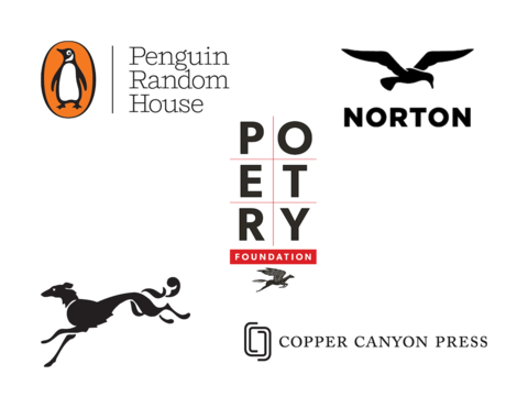 Penguin Random House, the Poetry Foundation, W. W. Norton & Company, Alfred A. Knopf, Copper Canyon Press